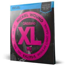 Carregar imagem no visualizador da galeria, Encordoamento Baixo 5C 45-130 D Addario XL Nickel EXL170-5