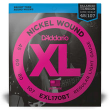Carregar imagem no visualizador da galeria, Encordoamento Baixo 4C 45-107 D Addario XL Nickel EXL170BT