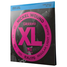 Carregar imagem no visualizador da galeria, Encordoamento Baixo 4C 45-100 D Addario XL Nickel EXL170