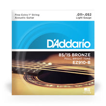 Carregar imagem no visualizador da galeria, Encordoamento Violão Aço 11-52 Corda Extra D Addario EZ910-B