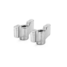 Carregar imagem no visualizador da galeria, BORBOLETA 8mm FEMEA - MORCEGO CROMADA (2 UND)- torelli