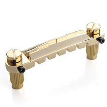 Carregar imagem no visualizador da galeria, Ponte Turn Over (Cordal) Para Guitarra Dourada Spirit SL1-GD