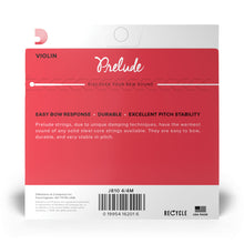 Carregar imagem no visualizador da galeria, Encordoamento Violino Média D Addario Prelude J810 4/4M