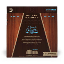 Carregar imagem no visualizador da galeria, Encordoamento Violão Aço 12-53 D Addario Nickel Bronz NB1253
