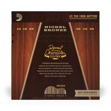 Carregar imagem no visualizador da galeria, Encordoamento Violão Aço 12-56 D Addario Nickel Bronz NB1256