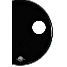 Carregar imagem no visualizador da galeria, Pele 20" Resposta Bumbo DP Frontal BD Preta com Furo Luen 11142F