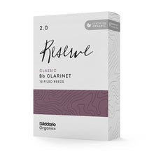 Carregar imagem no visualizador da galeria, Palheta Clarineta 2.0 (10) DAddario Organic Reserve Classic