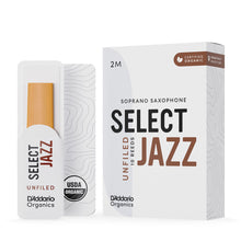 Carregar imagem no visualizador da galeria, Palheta Sax Soprano 2M (10) DAddario Organic Select Jazz