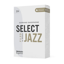 Carregar imagem no visualizador da galeria, Palheta Sax Soprano 2H (10) DAddario Organic Select Jazz