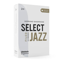 Carregar imagem no visualizador da galeria, Palheta Sax Soprano 2H (10) DAddario Organic Select Jazz