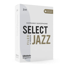 Carregar imagem no visualizador da galeria, Palheta Sax Soprano 3M (10) DAddario Organic Select Jazz