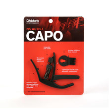 Carregar imagem no visualizador da galeria, Capotraste De Metal Preto D Addario Artist PW-CP-10