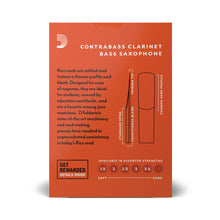 Carregar imagem no visualizador da galeria, Palheta Clarineta Contrabaixo 1.5 (10 Peças) DAddario Rico