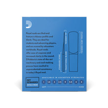 Carregar imagem no visualizador da galeria, Palheta Sax Alto 1.5 (10 Unidades) D Addario Royal RJB1015