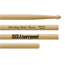 Carregar imagem no visualizador da galeria, Baqueta Marfim para Caixa Tenor Staccato Marching Band Series Liverpool
