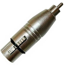 Carregar imagem no visualizador da galeria, Adaptador Rca Macho P/xlr 3p Fêmea Niq. Wc 242 Ad 02 Unidades Wireconex