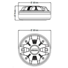 Carregar imagem no visualizador da galeria, Driver 50mm 80w Rms 8 Ohms - Atk 75mh5016b-8 - Médios E Agudos