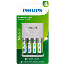 Carregar imagem no visualizador da galeria, Carregador Scb Philips (01 Carregador E 02 Un Pilhas Aa)