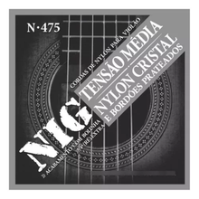Carregar imagem no visualizador da galeria, Encordoamento Violão Nylon Tensão Média Nig N475 .028
