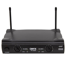 Carregar imagem no visualizador da galeria, Microfone Sem Fio Duplo Tk U220 Uhf Onyx