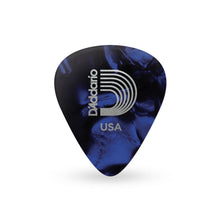 Carregar imagem no visualizador da galeria, Palheta Celulóide Azul Perolada Pesada D Addario 1CBUP6-10
