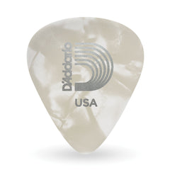 Palheta Celulóide Branca Perolada XPesada D Addario 1CWP7-10