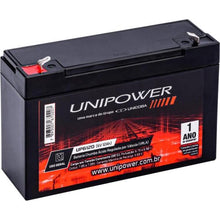 Carregar imagem no visualizador da galeria, Bateria Estacionária Selada 6V 12Ah VRLA UP6120 Unipower
