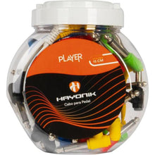Carregar imagem no visualizador da galeria, Kit Cabo Para Pedal 15cm Hayonik Sortido Com 20
