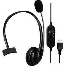 Carregar imagem no visualizador da galeria, Headset Office Fortrek FK 731A USB Preto
