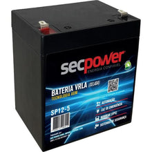 Carregar imagem no visualizador da galeria, Bateria Selada 12V 5Ah SP12-5 SecPower
