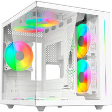 Carregar imagem no visualizador da galeria, Gabinete Gamer C3Tech Aquarius MT-G810 Sem Fans Branco
