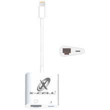 Carregar imagem no visualizador da galeria, Adaptador Ethernet Lightning RJ45 Flex Branco
