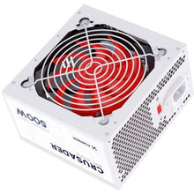 Carregar imagem no visualizador da galeria, Fonte Gamer ATX Fortrek Crusader 500W Branca
