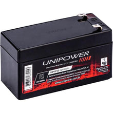 Carregar imagem no visualizador da galeria, Bateria Selada 12V 1,3Ah UP1213 Unipower
