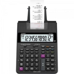 Calculadora Com Bobina Casio HR-100RC 12 Dígitos Bivolt Preta