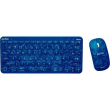 Carregar imagem no visualizador da galeria, Kit Teclado e Mouse Sem Fio Letron Harry Potter Azul
