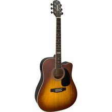 Carregar imagem no visualizador da galeria, Violão Giannini GF1D CEQ Eletroacústico Aço Honey Burst
