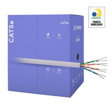Carregar imagem no visualizador da galeria, Cabo de Rede CAT5e 305m Fortrek FK 500C CMX Cinza - CX / 305
