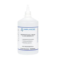 Álcool Isopropílico 500ml Isopropanol Implastec - CMC / 24