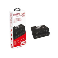 Carregar imagem no visualizador da galeria, Divisor HDMI 1.3 1 Entrada X 4 Saídas Chip Sce Preto Pix
