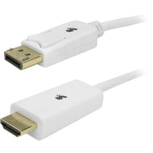 Carregar imagem no visualizador da galeria, Cabo Displayport Para HDMI 2M Com Trava Branco 5+
