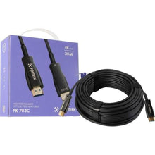 Carregar imagem no visualizador da galeria, Cabo HDMI Fibra Óptica 4k FK 783C 30m Fortrek
