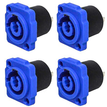 Carregar imagem no visualizador da galeria, Conector De Ac-in Painel Wc 1823 In P Bl Pbl Azul  Wireconex 04 Unidades
