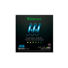 Encordoamento Giannini P/guitarra Niquel 0.008 Geegst.8