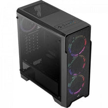 Carregar imagem no visualizador da galeria, Gabinete Gamer Aerocool Ore Saturn Preto RGB Lateral Acrílico
