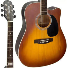 Carregar imagem no visualizador da galeria, Violão Giannini GF1D CEQ Eletroacústico Aço Honey Burst
