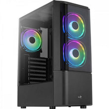 Carregar imagem no visualizador da galeria, Gabinete Gamer Aerocool ATX Quantum V2 Preto Lateral Vidro
