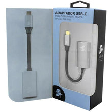 Carregar imagem no visualizador da galeria, Adaptador USB-C Para DispalyPort Femea 4k 60hz 5+
