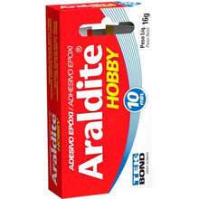 Carregar imagem no visualizador da galeria, Adesivo ARALDITE HOBBY 16g TEKBOND - CX / 6
