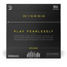 Carregar imagem no visualizador da galeria, Encordoamento Guitarra Hibrido .009-.046 NYXL NYXL0946 D Addario
